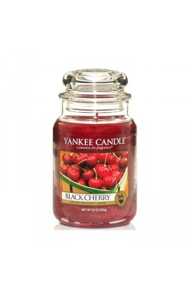 Yankee Black Cherry nagy üveggyertya