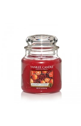 Yankee Mandarin Cranberry közepes üveggyertya