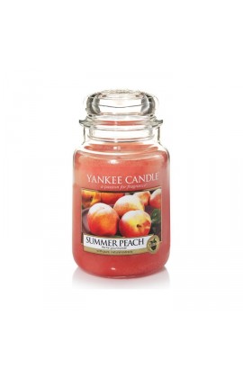 Yankee Summer Peach nagy üveggyertya